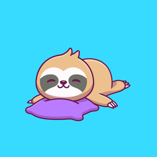 High Quality Anime sloth pillow Blank Meme Template