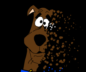 High Quality Scooby gets Thanos'd Blank Meme Template