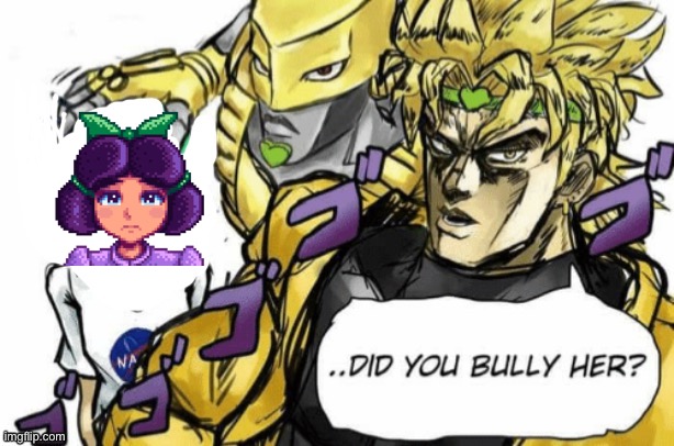 P R O T E C C J A S also new template :) | image tagged in dio protecc,jas,new template | made w/ Imgflip meme maker