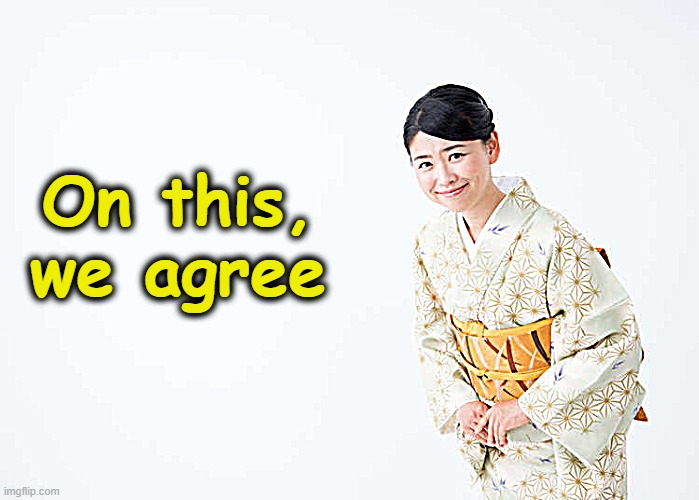 On this, we agree | made w/ Imgflip meme maker
