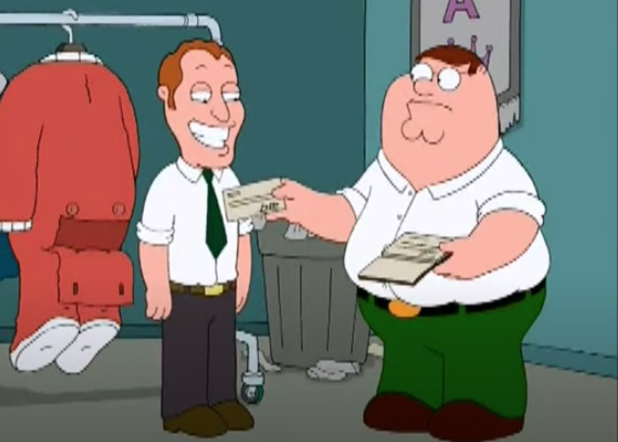 Blank Check Family Guy Blank Meme Template