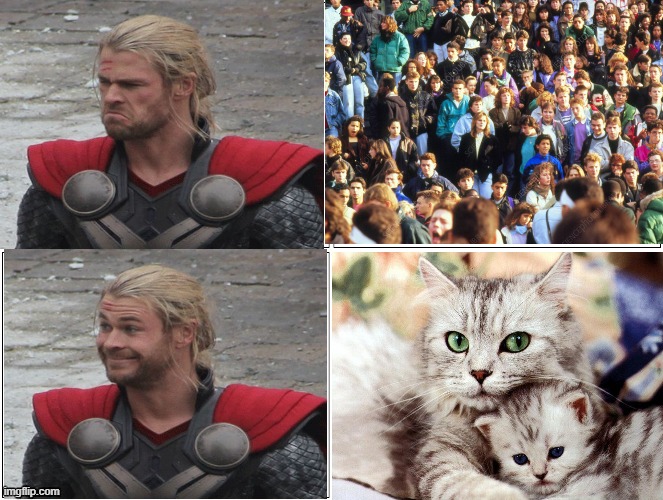 Thor Mad Happy | image tagged in thor mad happy | made w/ Imgflip meme maker
