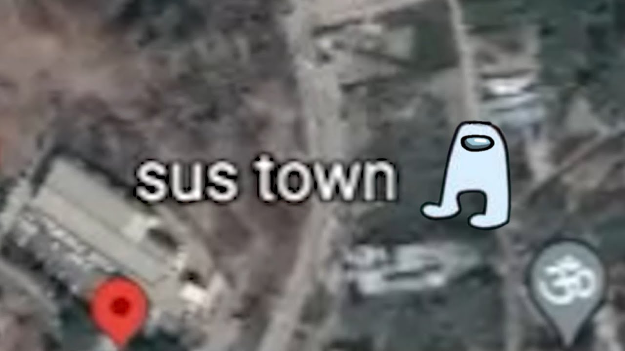 High Quality Sus Town Blank Meme Template