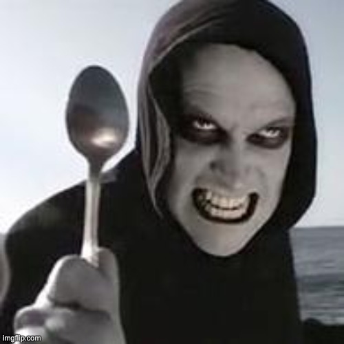 horiible murder with a spoon | image tagged in horiible murder with a spoon | made w/ Imgflip meme maker