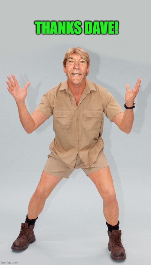 kewlew | THANKS DAVE! | image tagged in kewlew | made w/ Imgflip meme maker