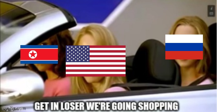 Get in loser we're going shopping | image tagged in get in loser we're going shopping | made w/ Imgflip meme maker