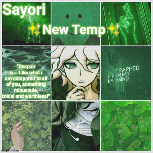 Nagito Temp | ✨New Temp✨ | image tagged in nagito temp | made w/ Imgflip meme maker