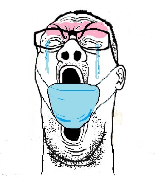 Screaming mask cuck | image tagged in screaming mask cuck | made w/ Imgflip meme maker