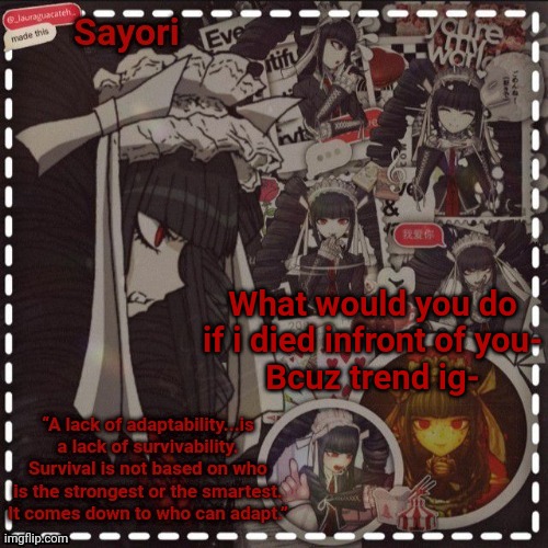 Celestia Temp | What would you do if i died infront of you-
Bcuz trend ig- | image tagged in celestia temp | made w/ Imgflip meme maker