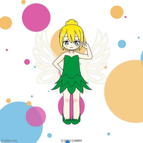 Making all the characters from Fairies Part 4: Tinker Bell | image tagged in charat | made w/ Imgflip meme maker