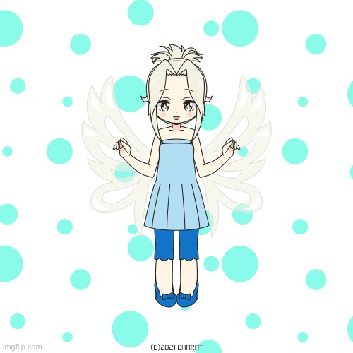 Making all the characters from Fairies Part 7: I don't actually know her name, so imma call her Frost | image tagged in charat | made w/ Imgflip meme maker