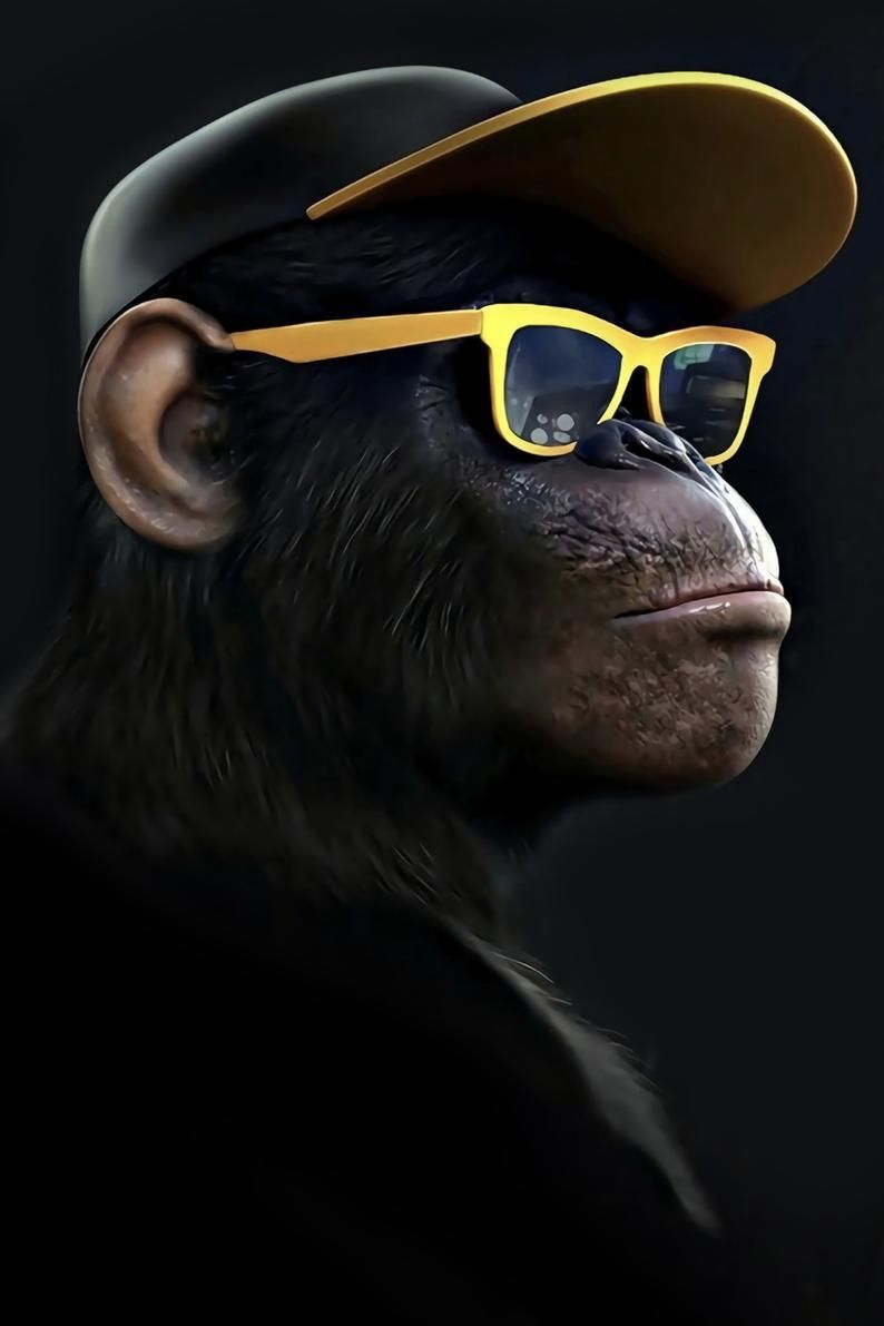 Swag monke Blank Meme Template