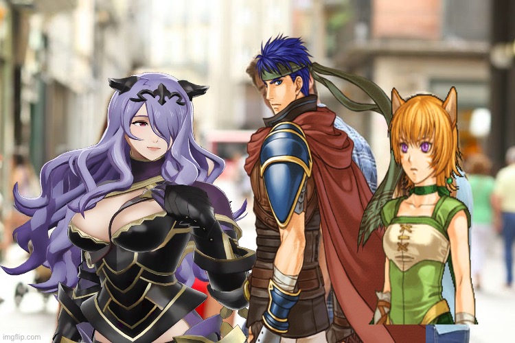 Ike x camilla | image tagged in fire emblem | made w/ Imgflip meme maker