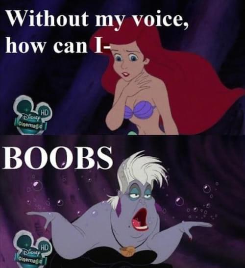 Without my voice boobs Blank Meme Template