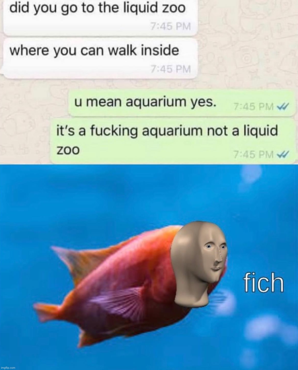 Liquid zoo | image tagged in liquid zoo,repost | made w/ Imgflip meme maker