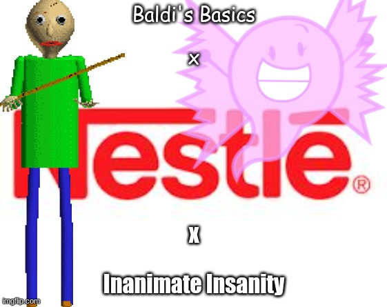 Baldi's Basics
 
x; x
 
Inanimate Insanity | image tagged in ghost bow,baldi,nestle,crossover | made w/ Imgflip meme maker