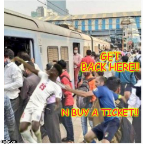 saka no ticet | GET BACK HERE!! N BUY A TICKET!! | image tagged in soccer | made w/ Imgflip meme maker