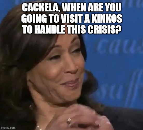Im Speaking | CACKELA, WHEN ARE YOU
GOING TO VISIT A KINKOS
TO HANDLE THIS CRISIS? | image tagged in im speaking | made w/ Imgflip meme maker