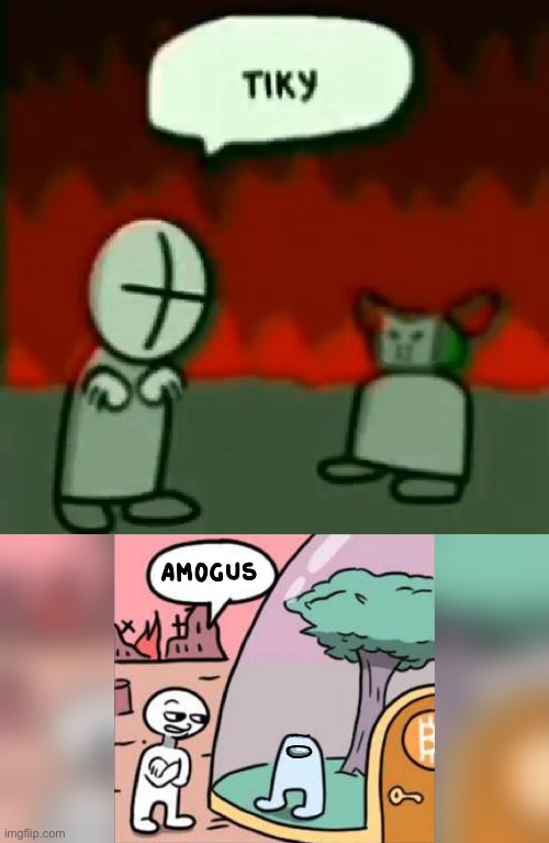 Tiky amogus | made w/ Imgflip meme maker