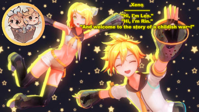 High Quality Len and Rin temp Blank Meme Template