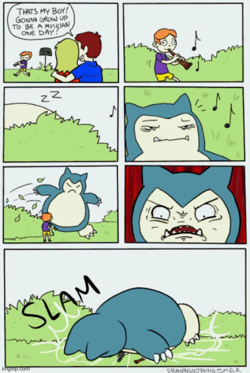 oof | image tagged in pokemon,comics,snorlax | made w/ Imgflip meme maker