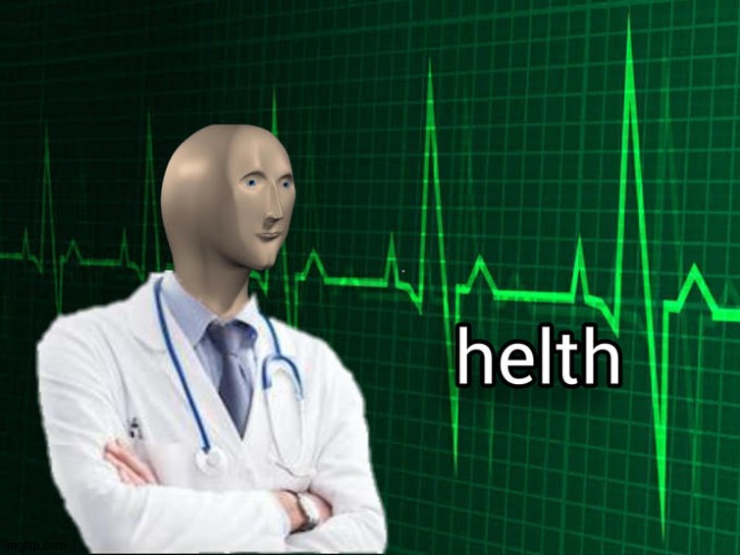 Stonks Helth | image tagged in stonks helth | made w/ Imgflip meme maker