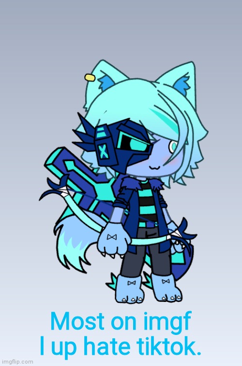 Larkfrost | Most on imgf l up hate tiktok. | image tagged in larkfrost | made w/ Imgflip meme maker