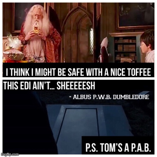 Albus Dumbledore - This edi ain’t | image tagged in harry potter,albus dumbledore,dumbledore,edi | made w/ Imgflip meme maker