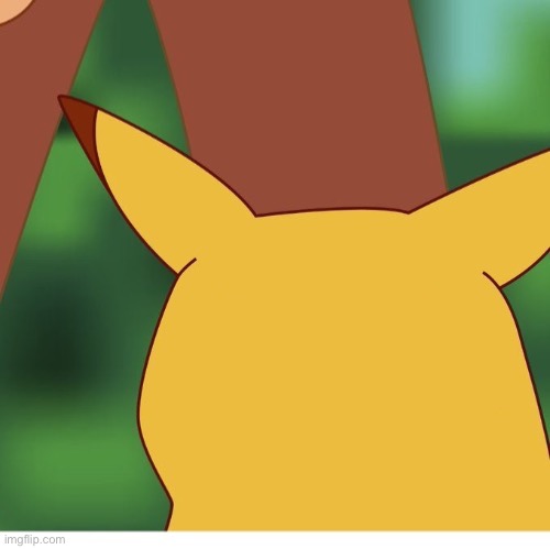Surprised Pikachu blank face / faceless | image tagged in surprised pikachu blank face,pokemon,surprised pikachu,pikachu,memes,meme template | made w/ Imgflip meme maker