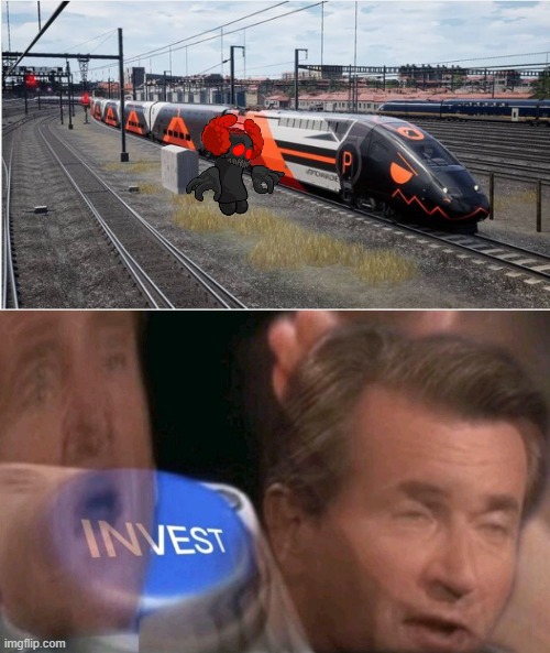 all aboard the proto express | image tagged in invest,memes,protogen,furry | made w/ Imgflip meme maker