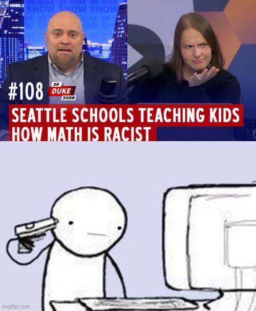 I stole the top image so it’s technically a repost | image tagged in computer suicide | made w/ Imgflip meme maker