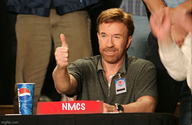 Chuck Norris Approves Meme | NMCS | image tagged in memes,chuck norris approves,chuck norris | made w/ Imgflip meme maker
