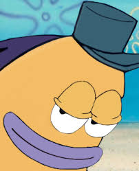 High Quality Spongebob smirking fish Blank Meme Template