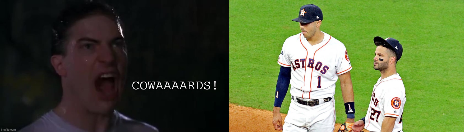 The 2021 MLB All-Star Game Is on Tonight!  Don't Miss It Like This Pair of Douches. | COWAAAARDS! | image tagged in mlb | made w/ Imgflip meme maker