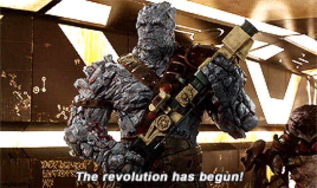 The revolution has begun | image tagged in the revolution has begun | made w/ Imgflip meme maker