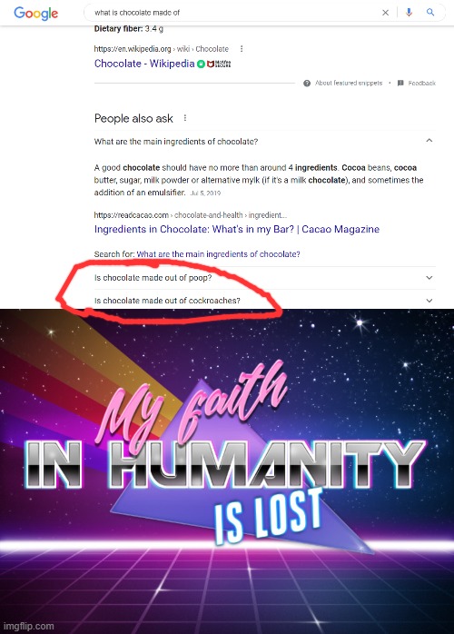 image tagged in my faith in humanity is lost | made w/ Imgflip meme maker