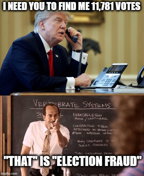 He needs to go to prison - you cant change my mind | I NEED YOU TO FIND ME 11,781 VOTES; "THAT" IS "ELECTION FRAUD" | image tagged in trump phone,election fraud,memes,politics,trump is a criminal,maga | made w/ Imgflip meme maker