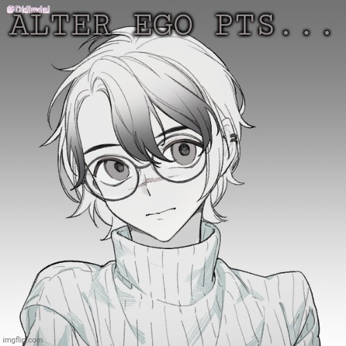 A oc based off a personality finder game. His name is Ego | ALTER EGO PTS... | made w/ Imgflip meme maker