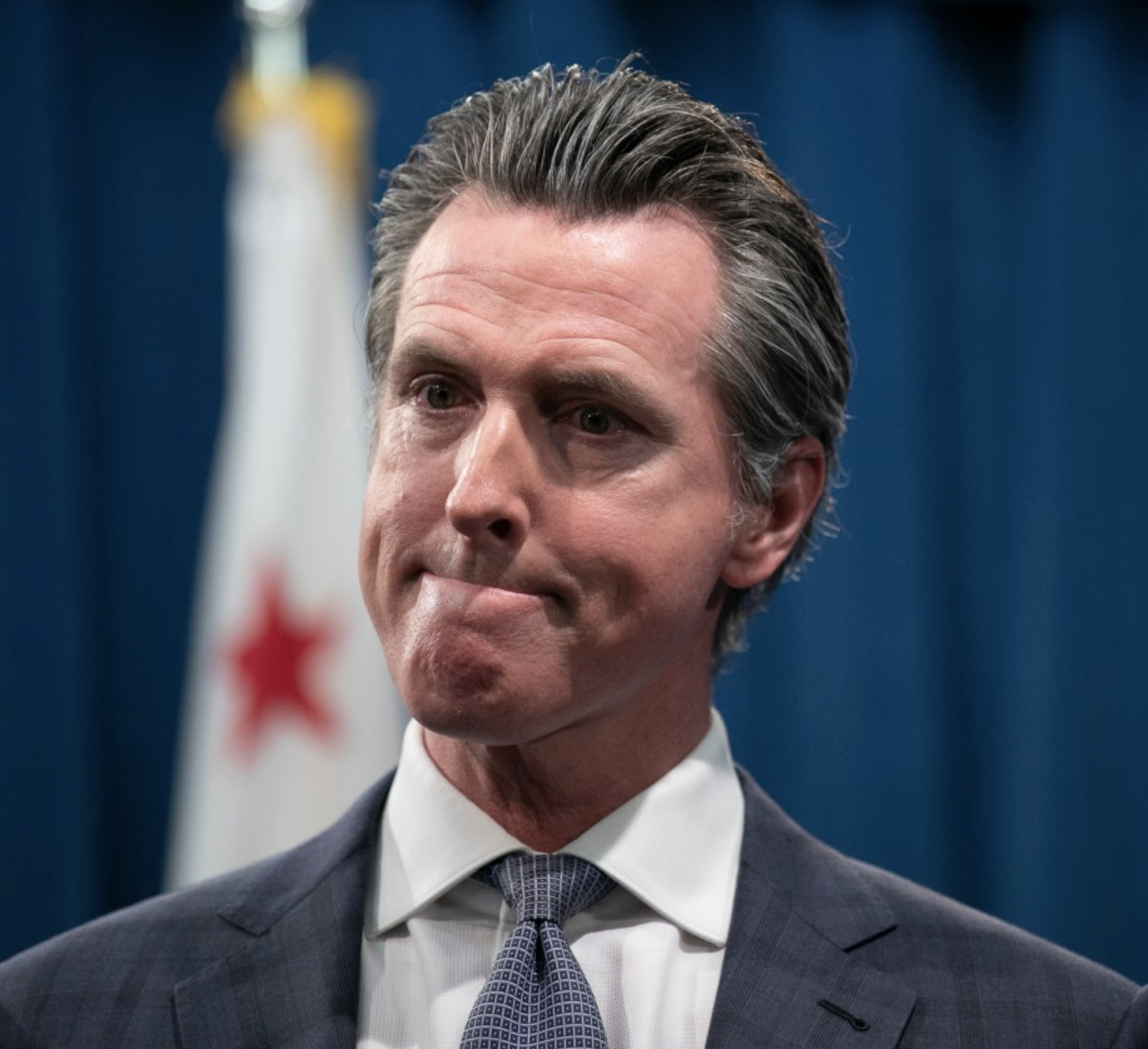 Gavin Newsom Blank Meme Template