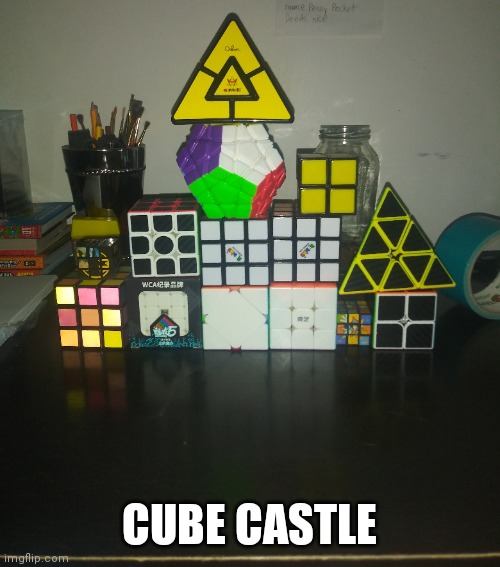  CUBE CASTLE | image tagged in beans | made w/ Imgflip meme maker