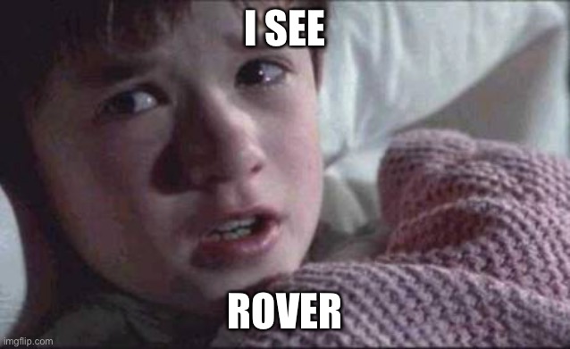 I See Dead People Meme | I SEE ROVER | image tagged in memes,i see dead people | made w/ Imgflip meme maker