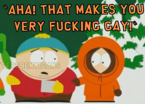 aha! that makes you very fucking gay! Blank Meme Template