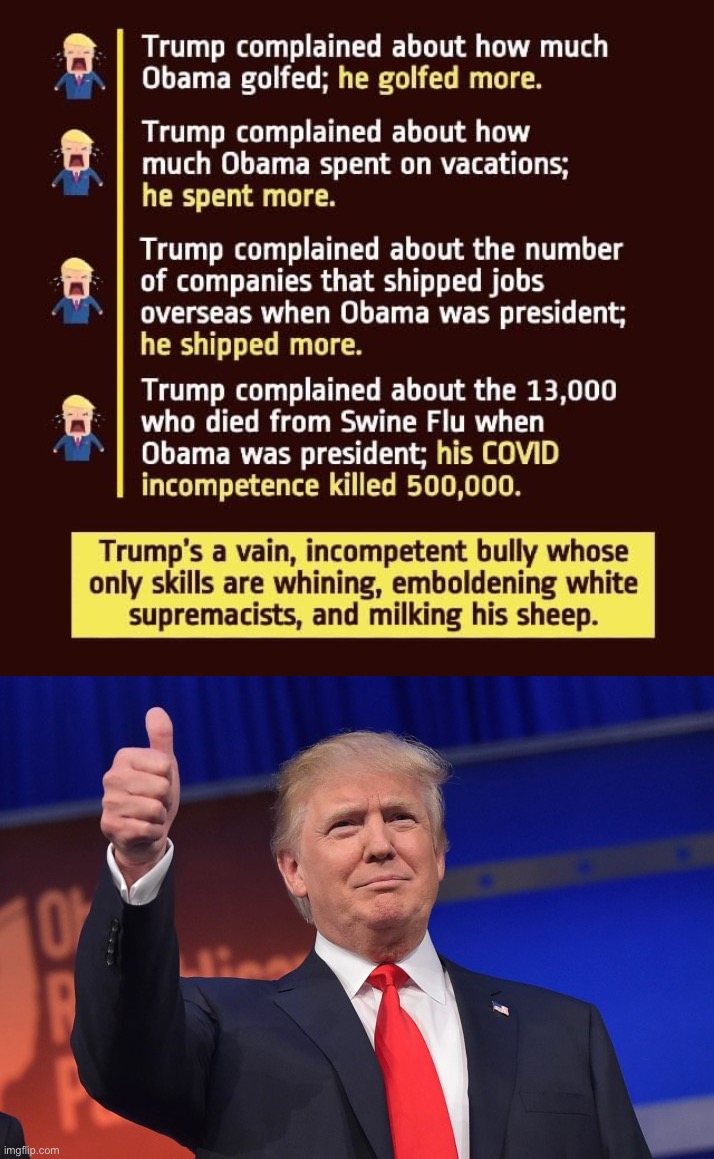 Ever hear Righties toss around that term “crybully”? Trump is the plain definition. | image tagged in donald trump hypocrite,donald trump approves | made w/ Imgflip meme maker