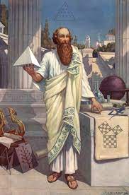 High Quality Pythagoras,the Philosopher Blank Meme Template