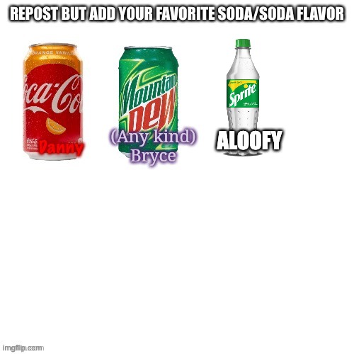 ALOOFY | image tagged in soda,repost | made w/ Imgflip meme maker