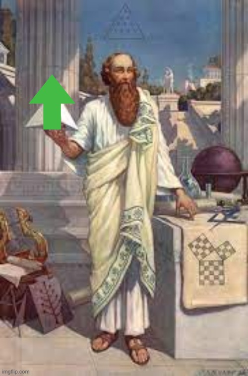 Pythagoras,the Philosopher | image tagged in pythagoras the philosopher | made w/ Imgflip meme maker