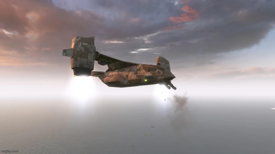 Delta 2 Warship inbound. Permission to land? | image tagged in vtol warship | made w/ Imgflip meme maker