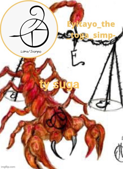 ty suga | made w/ Imgflip meme maker