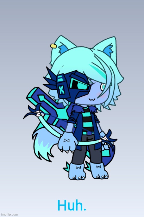 Larkfrost | Huh. | image tagged in larkfrost | made w/ Imgflip meme maker