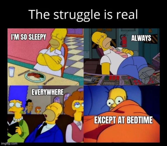 I feel sleepy making this meme | image tagged in sleepy,meme,simpsons | made w/ Imgflip meme maker